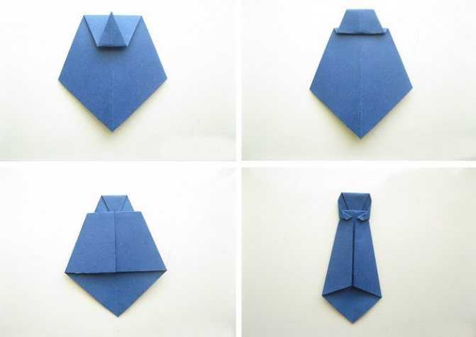 Как сделать галстук-оригами