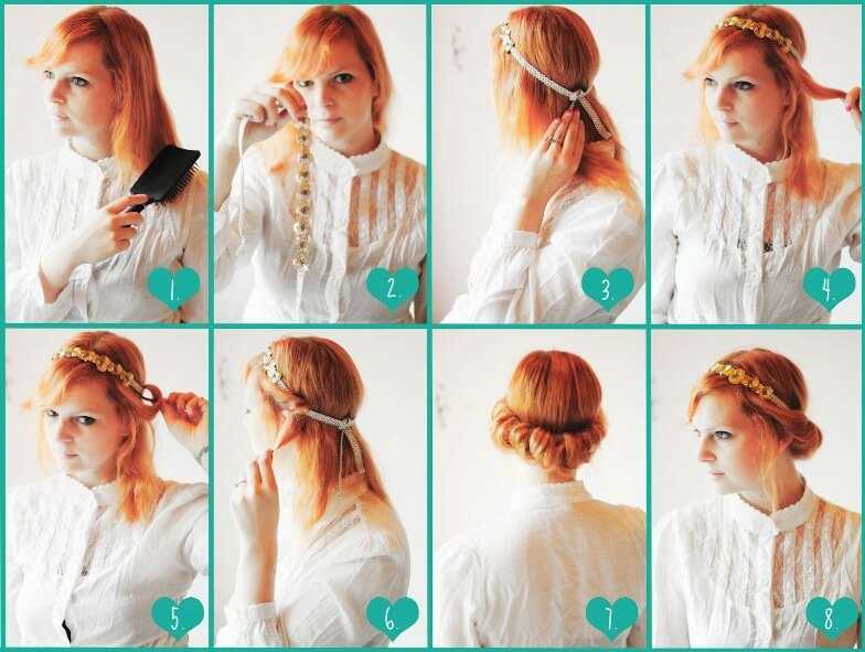 Повязка на голову вязаная спицами - простой мастер-класс как связать лучшие варианты головных повязок