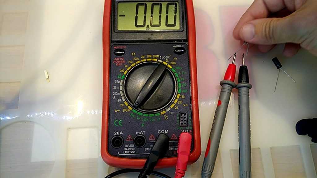 Как измерить емкость мультиметром