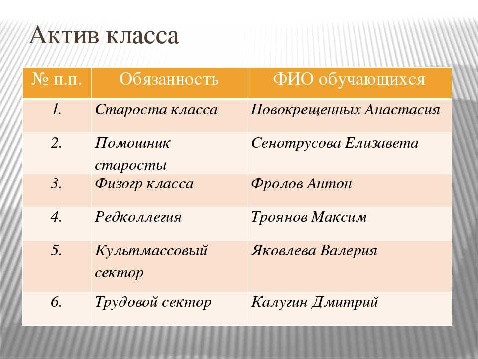 Староста класса: обязанности, характеристика личности и права :: syl.ru