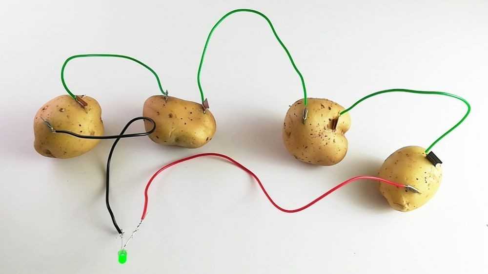 Как сделать картофельную батарею