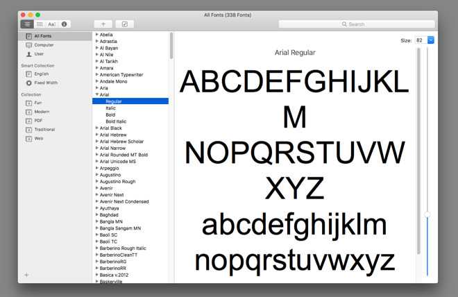 Как установить новые шрифты в mac os x 2021