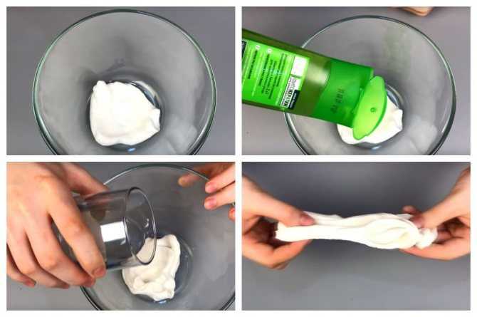 Как сделать слайм из шампуня и воды