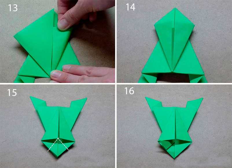 Как сделать лягушку, которая прыгает, из бумаги с помощью оригами и простых схем