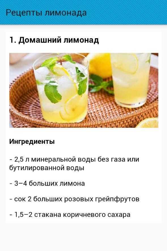 Лимонад из лимона в домашних условиях рецепт с фото