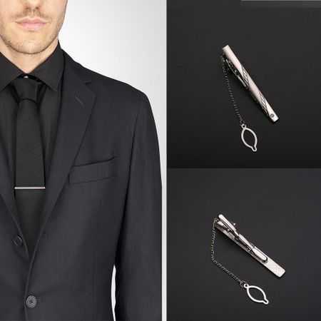 Стильный аксессуар для мужчин — зажим для галстука