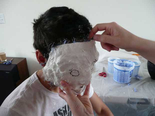 Маски мастер-класс новый год лепка баба яга маска из силикона