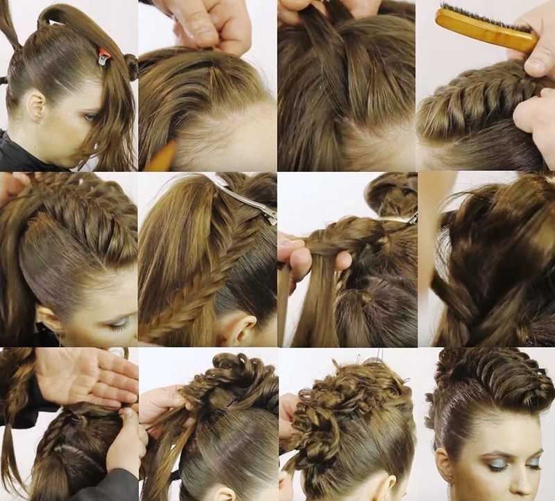 Прически на основе плетения кос на длинные и средние волосы | volosomanjaki.com