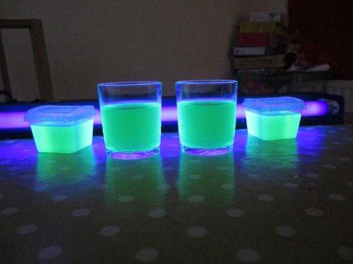 How to make a glow with mountain dew