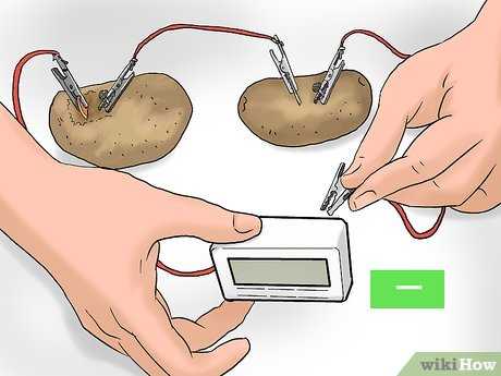 Как сделать батарейку из картофеля