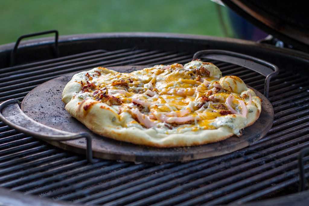 Как приготовить пиццу на газовом гриле-барбекю