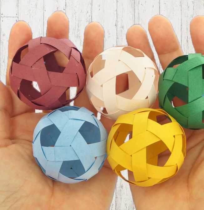 Мастер-класс «объёмный футбольный мяч из бумаги». воспитателям детских садов, школьным учителям и педагогам