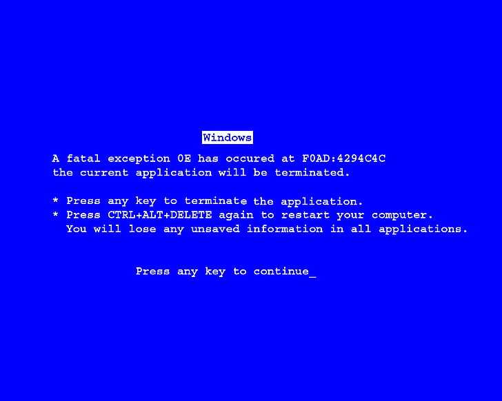 Синий экран смерти windows 7