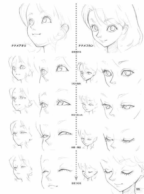 Как рисовать волосы аниме