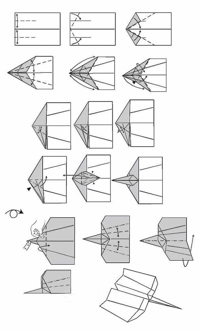 Как сделать самолетик из бумаги а4 своими руками и сложить оригами: схемы