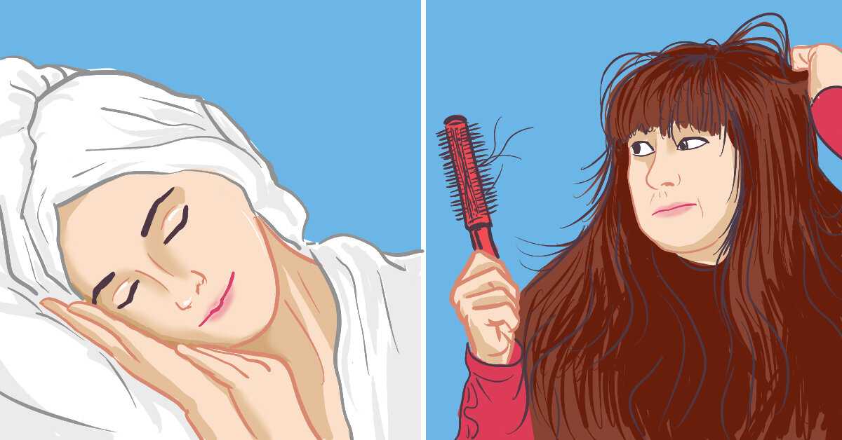 10 причин, почему опасно спать с мокрой головой