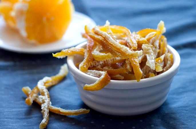 Цукаты из апельсиновых корок: быстрый рецепт с фото пошагово
