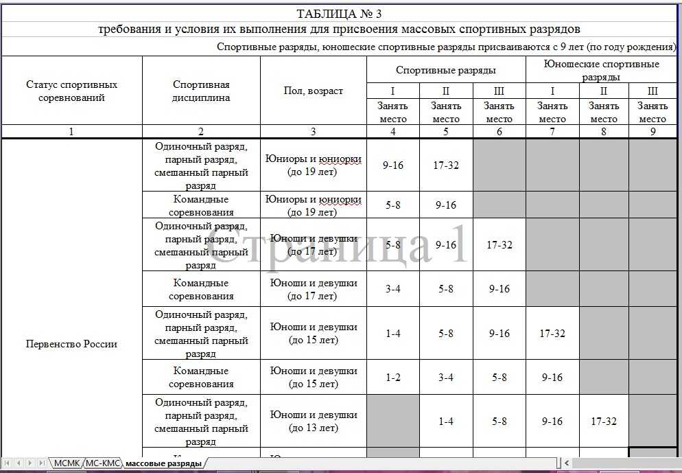 Правила присвоения спортивных разрядов в художественной гимнастике :: businessman.ru