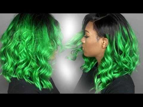 Как окрасить волосы в зеленый цвет: 13 шагов