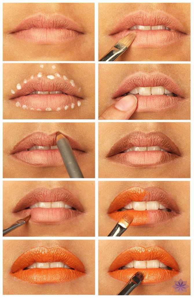 Как визуально увеличить губы