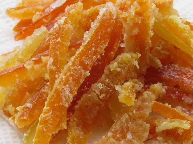 Цукаты из апельсиновых корок, быстрые рецепты полезного десерта