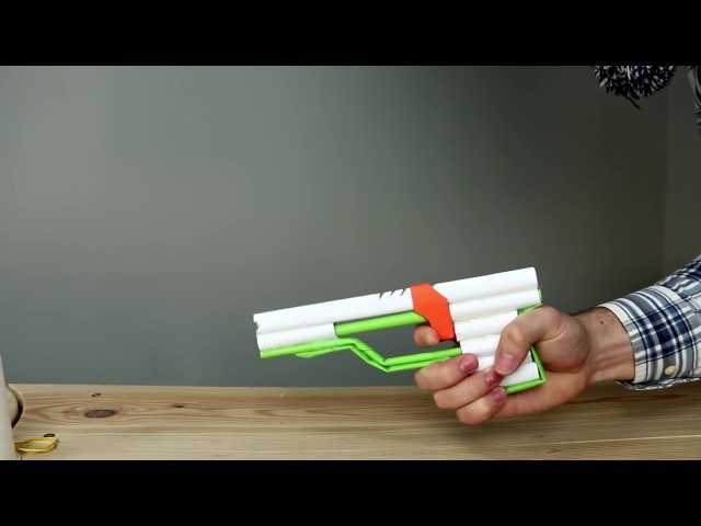 Как сделать из бумаги пистолет — схема изготовления своими руками
