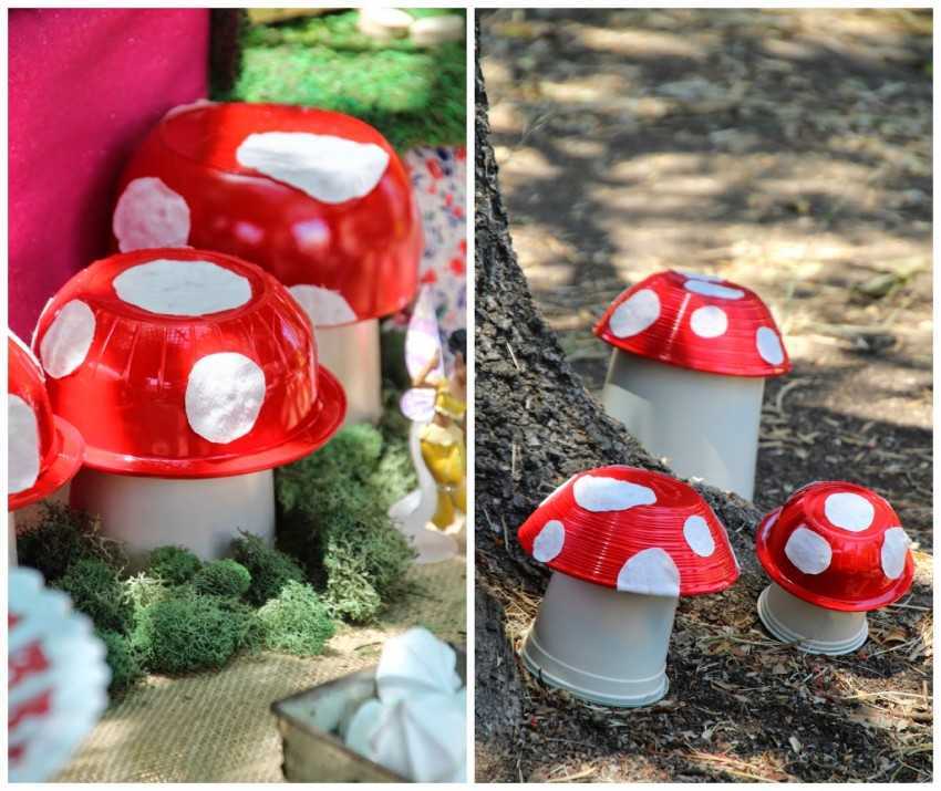 Как сделать гриб для сада из цемента – мастер класс с фото - каталог статей на сайте - домстрой