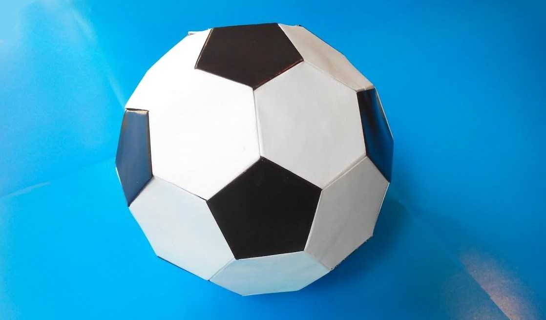 Как сделать футбольный мяч из бумаги оригами своими руками: аппликации, схемы сборки из модульногй поделки из картона