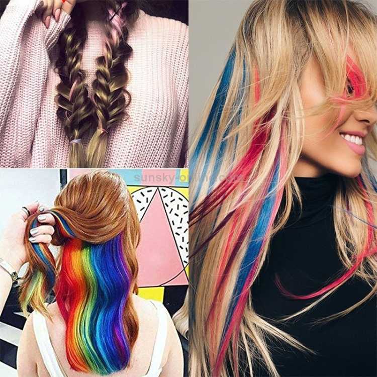 Цветные волосы: модные идеи на любую длину и цвет волос. канекалон для детей: особенности и варианты причесок