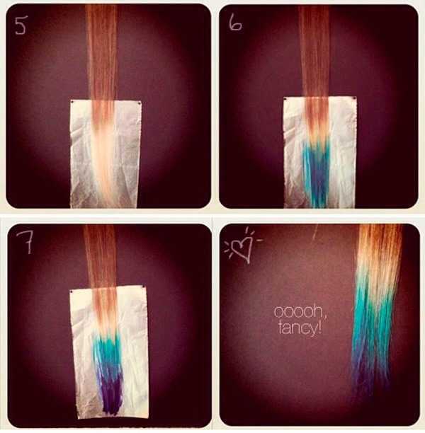 Как покрасить кончики волос в домашних условиях: омбре, балаяж, dip dye