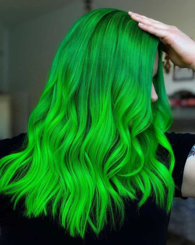 Как окрасить волосы в зеленый цвет: 13 шагов