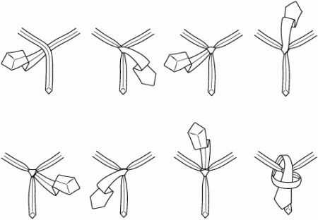 Узел виндзор для галстука, как завязать, пошаговая схема — jenclub.ru