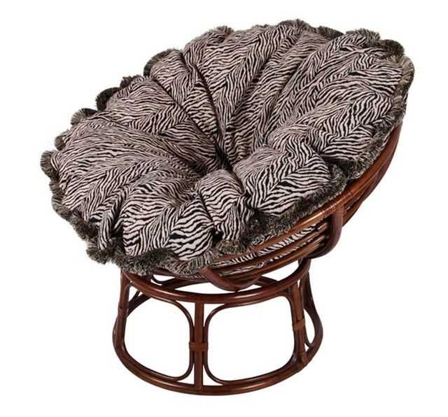 Кресло папасан - особенности круглых плетеных кресел из ротанга