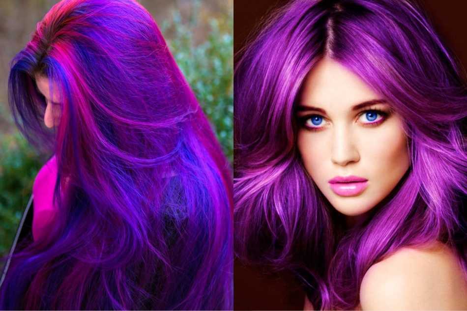 Цветное, яркое, радужное окрашивание волос: виды и техники разноцветной покраски на темные, светлые волосы, чем красят волосы в яркие цвета, фото