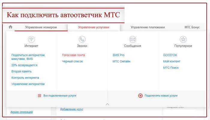 Как отключить голосовую почту на мтс: 6 способов тарифкин.ру